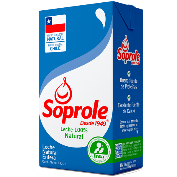Leche Soprole Entera
